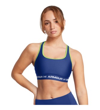 Under Armour Soutien-gorge de sport de maintien moyen dos crois bleu