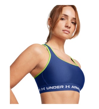 Under Armour Soutien-gorge de sport de maintien moyen dos crois bleu