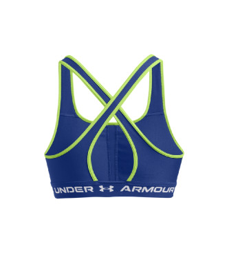 Under Armour Reggiseno sportivo a sostegno medio incrociato blu