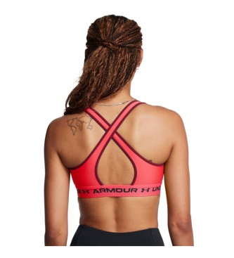 Under Armour Medium ondersteunende sportbeha met kruisrug, roze