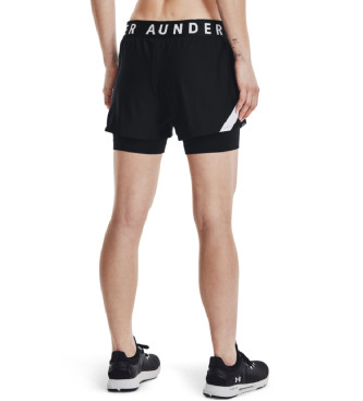 Under Armour UA Play Up 2-in-1 Korte Broek Zwart