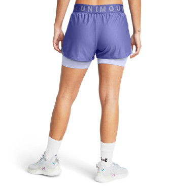 Under Armour UA Play Up 2-i-1 shorts lila