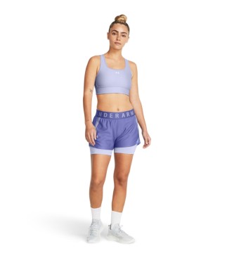 Under Armour UA Play Up 2-in-1 Shorts lila