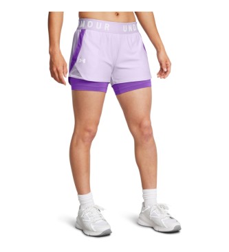 Under Armour Short Play Up 2 in 1 lilla