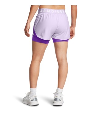 Under Armour Short Play Up 2 in 1 lilla