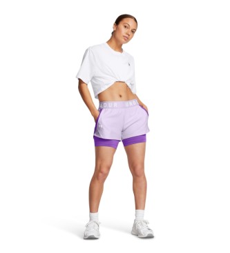 Under Armour Short Play Up 2 in 1 lilla