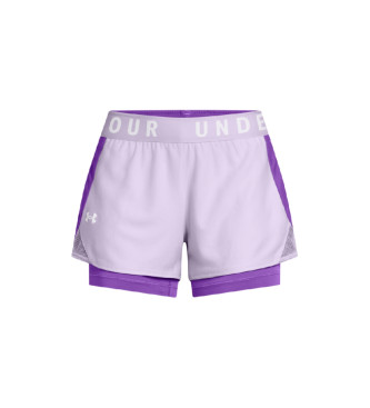 Under Armour Short Play Up 2 in 1 lilla