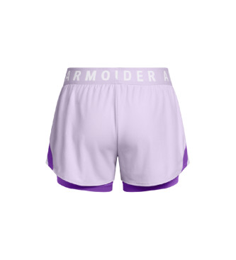 Under Armour Short Play Up 2 in 1 lilla