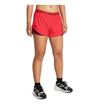 Under Armour UA Play Up 3.0 Shorts czerwone