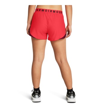 Under Armour Short UA Play Up 3.0 rouge