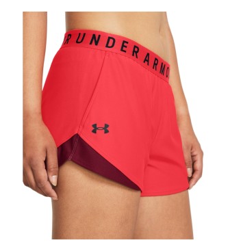 Under Armour Short UA Play Up 3.0 rouge