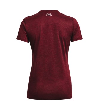 Under Armour UA Tech T-shirt med V-hals rdbrun