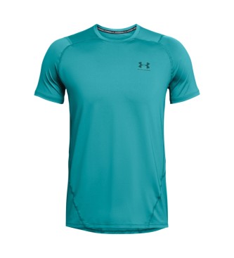 Under Armour Koszulka z krótkim rękawem HeatGear Fitted niebieska