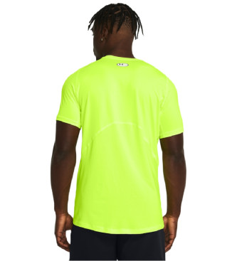 Under Armour HeatGear kortrmad t-shirt med passform gul