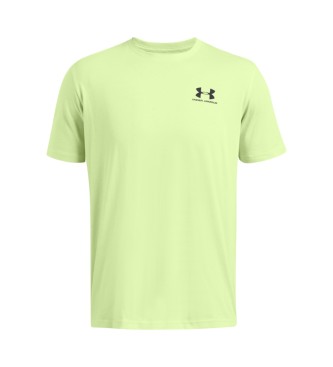 Under Armour Koszulka z krótkim rękawem UA Sportstyle Left Chest zielona