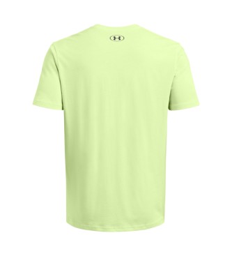 Under Armour Top de manga curta com peito esquerdo UA Sportstyle verde