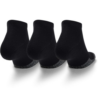Under Armour HeatGear Low Socks 3 Pair Pack black