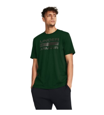 Under Armour majica UA Team Issue Wordmark T-Shirt green