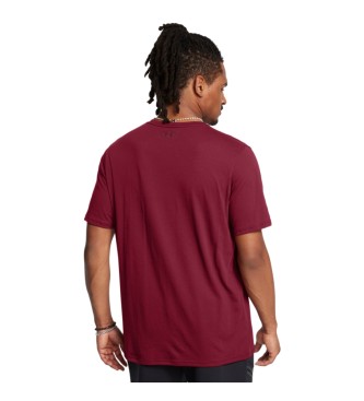 Under Armour majica UA Team Issue Wordmark T-Shirt maroon