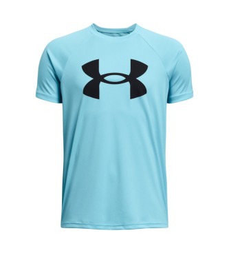 Under Armour T-shirt blu a maniche corte UA Tech con logo grande