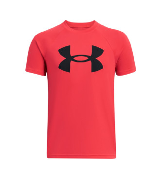 Under Armour Tech T-shirt met groot logo rood