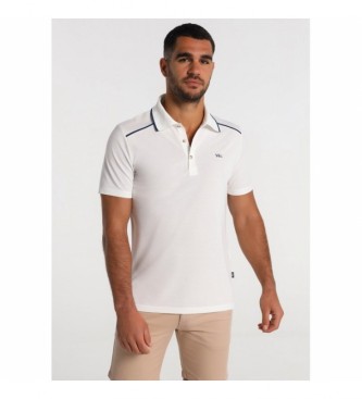 Victorio & Lucchino, V&L Short Sleeve Polo Shirt Liquid Pique Vivos White