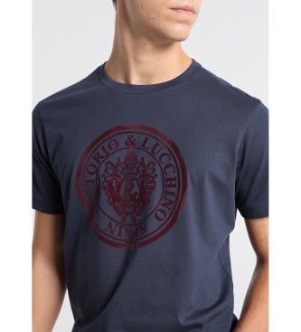 Victorio & Lucchino, V&L T-Shirt à manches courtes Logo Heraldic Marine