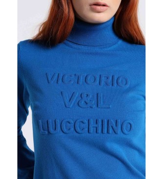 Victorio & Lucchino, V&L Crossword Colors Turtleneck Sweater