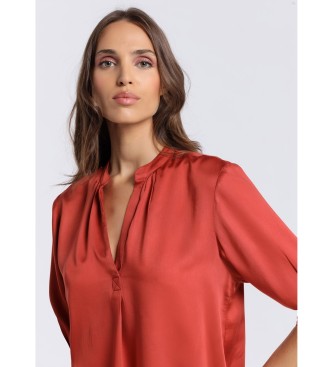 Victorio & Lucchino, V&L Blouse met halve mouwen rood