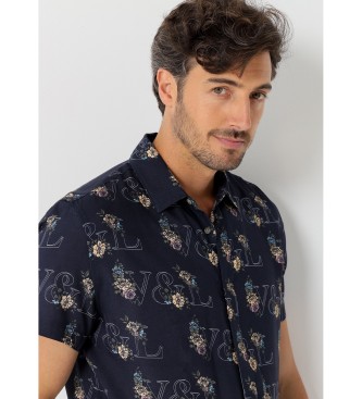 Victorio & Lucchino, V&L Floral print short sleeve shirt