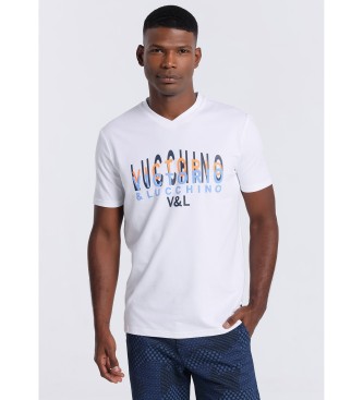 Victorio & Lucchino, V&L Kortrmet T-shirt hvid