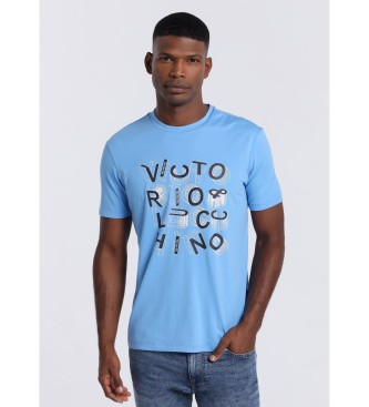 Victorio & Lucchino, V&L T-shirt 134563 blauw