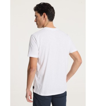 Victorio & Lucchino, V&L T-shirt a maniche corte con disegno circolare sul petto bianco