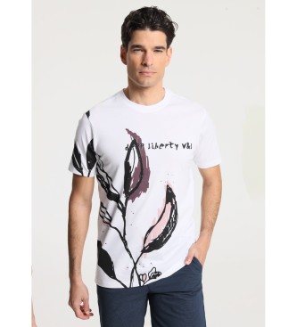 Victorio & Lucchino, V&L Grafica Liberty T-shirt vit