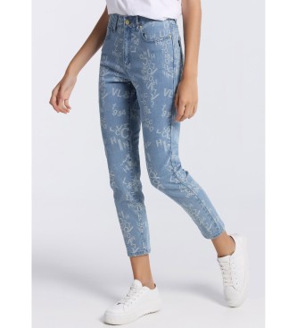 Victorio & Lucchino, V&L Jeans : Medium Box - Taille haute Skinny bleu