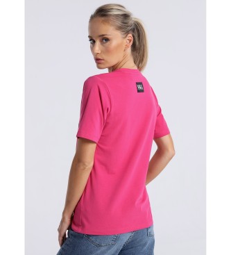 Victorio & Lucchino, V&L T-shirt de manga curta 132535 Pink