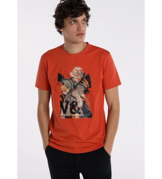 Victorio & Lucchino, V&L Kurzarm-T-Shirt 131662 Rot