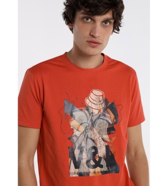 Victorio & Lucchino, V&L T-shirt met korte mouwen 131662 Rood