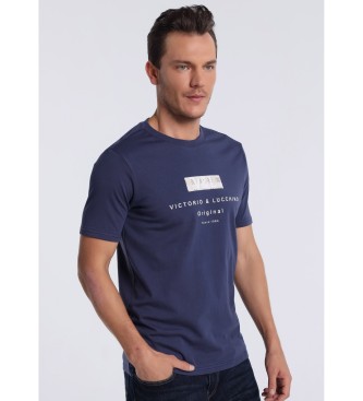 Victorio & Lucchino, V&L T-shirt met korte mouwen 132427 Navy