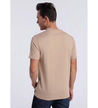 Victorio & Lucchino, V&L Kurzarm-T-Shirt 132457 Braun