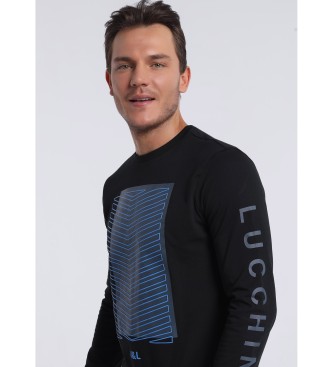 Victorio & Lucchino, V&L T-shirt met lange mouwen 132431 Zwart