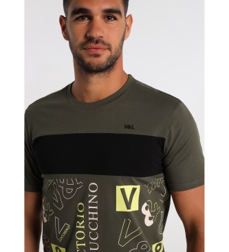 Victorio & Lucchino, V&L T-shirt à manches courtes 125001 Vert