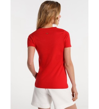 Victorio & Lucchino, V&L T-shirt à manches courtes 125043 Rouge