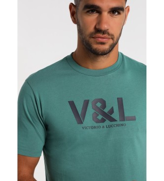 Victorio & Lucchino, V&L T-shirt à manches courtes 125041 Vert