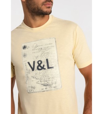 Victorio & Lucchino, V&L T-shirt manica corta 125024 Giallo