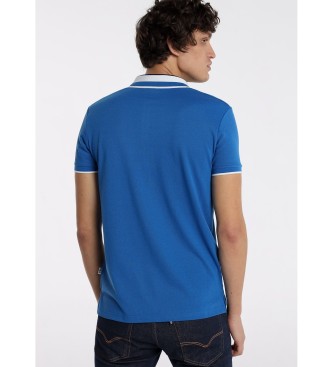 Victorio & Lucchino, V&L Camisa plo de manga curta 131679 Azul