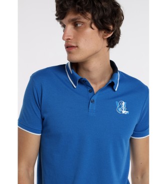 Victorio & Lucchino, V&L Short sleeve polo shirt 131679 Blue