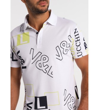 Victorio & Lucchino, V&L Camisa pólo de manga curta 124999 Branco