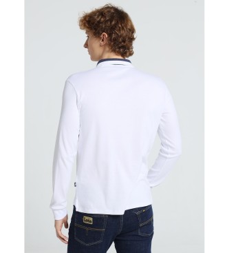 Victorio & Lucchino, V&L Camisa pólo de manga comprida 4370428 Branco