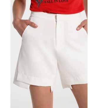 Victorio & Lucchino, V&L Bermuda Crepe Shorts white
